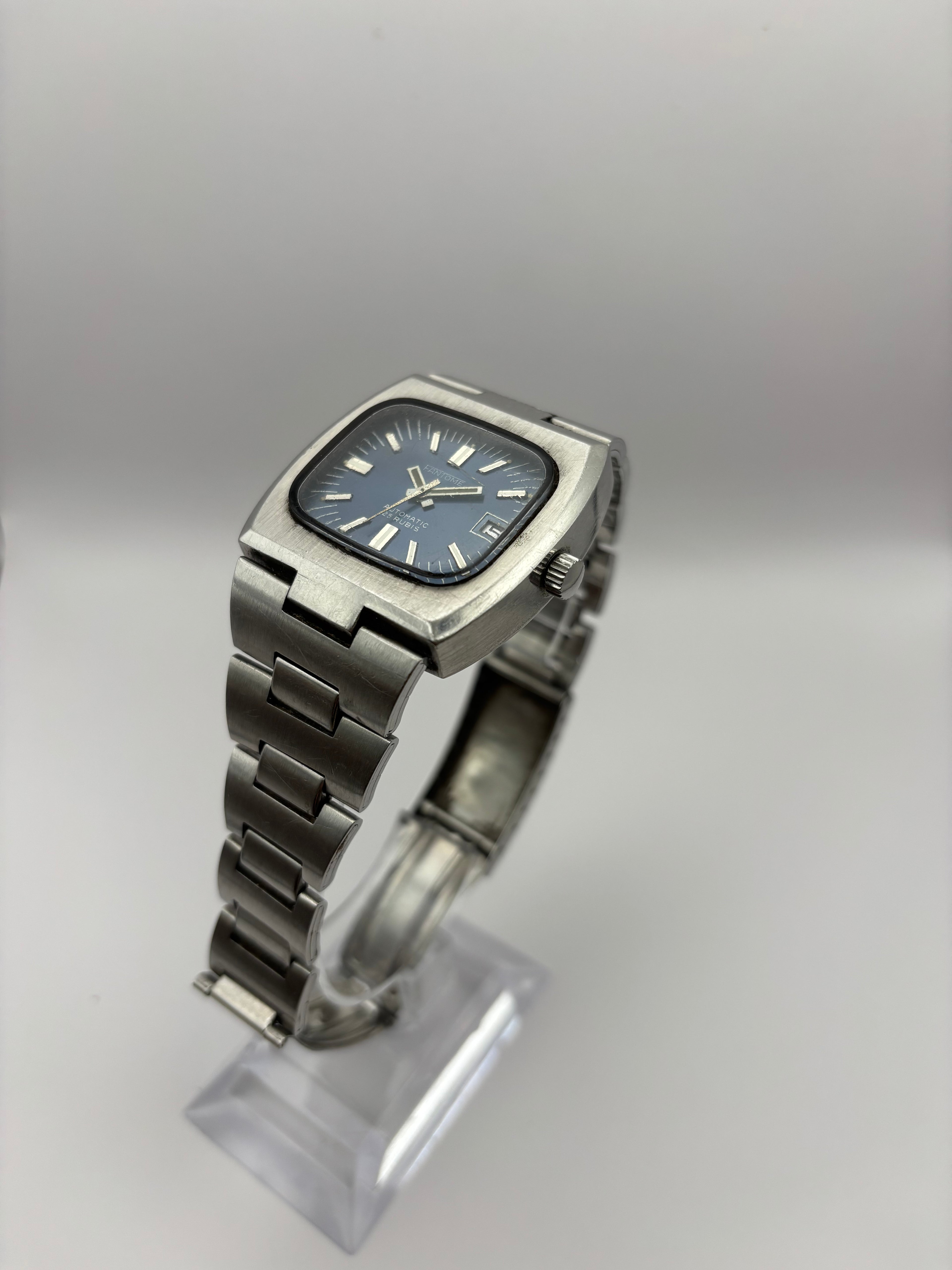 Montre Fantom – Style TV Dial – Vintage Années 70