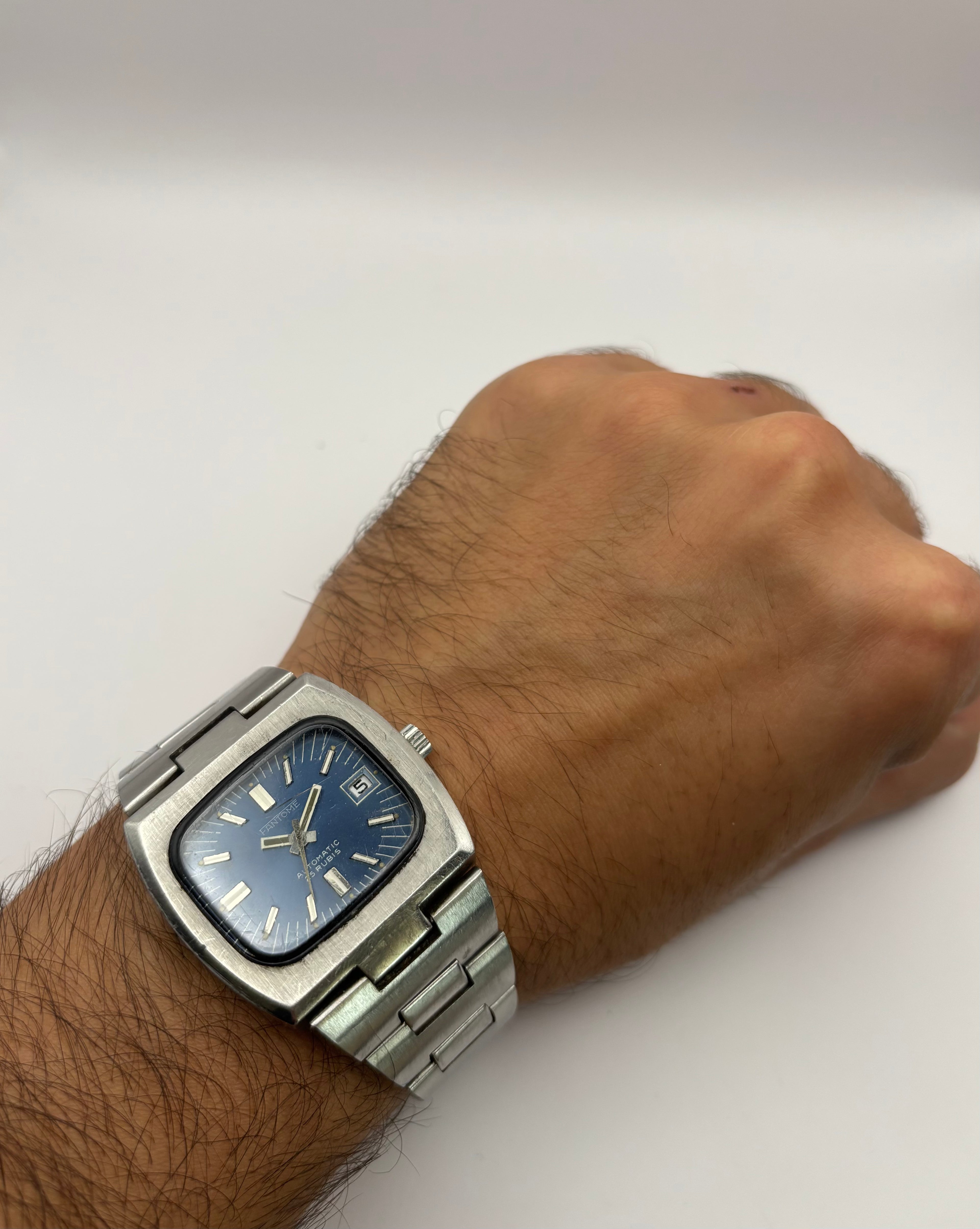 Montre Fantom – Style TV Dial – Vintage Années 70