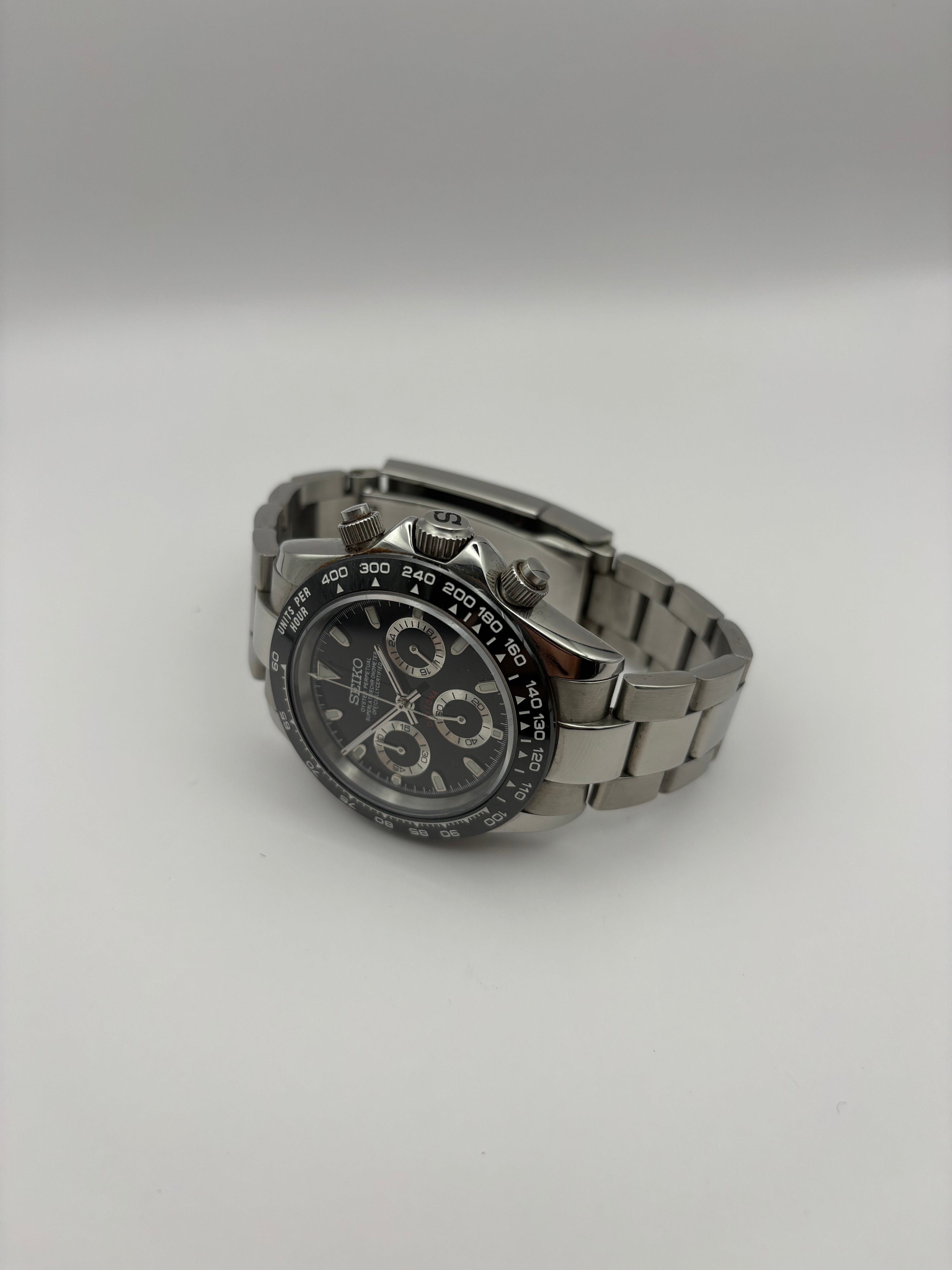 Seiko Mod – Style Daytona – Chronographe