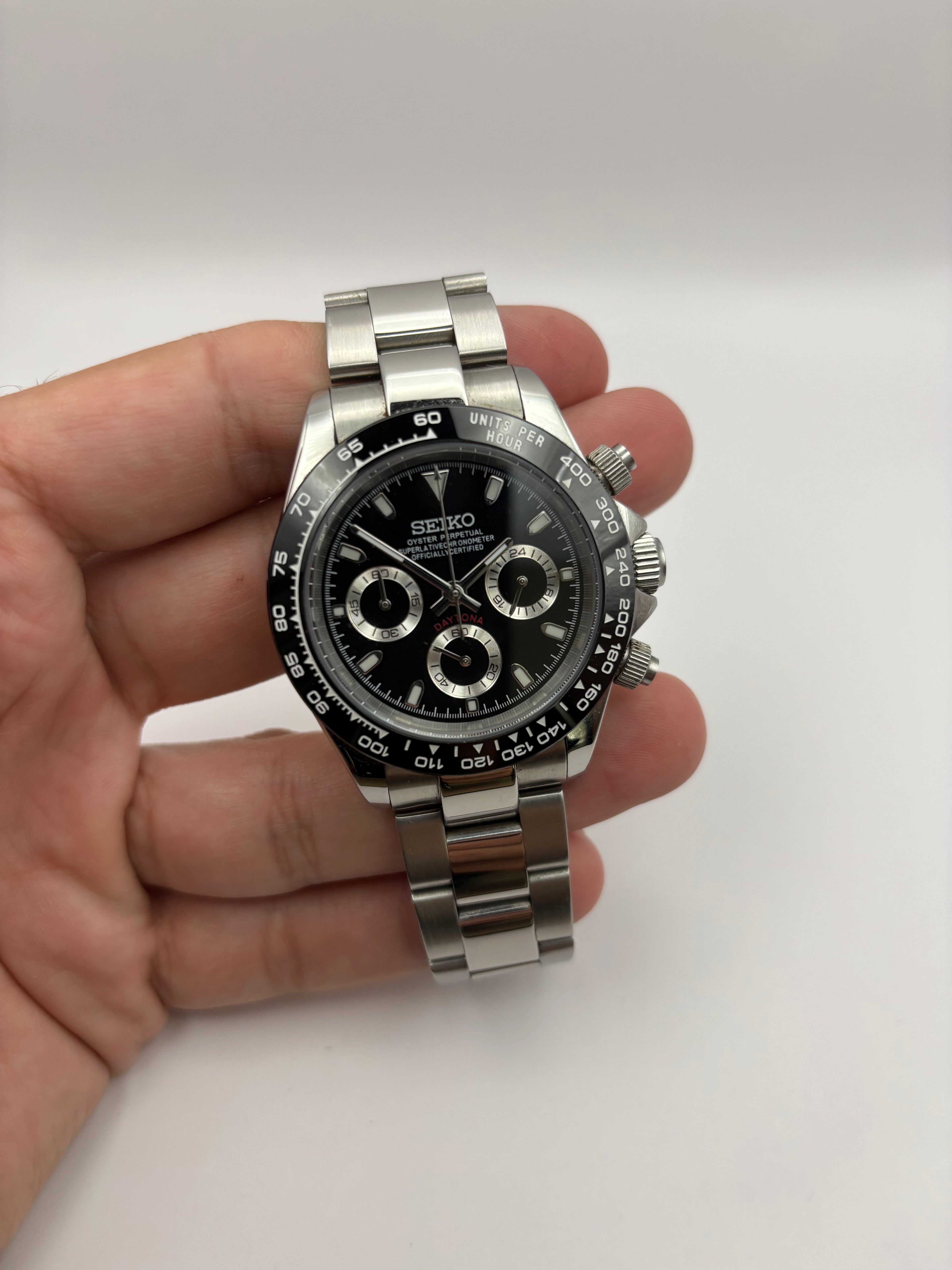 Seiko Mod – Style Daytona – Chronographe