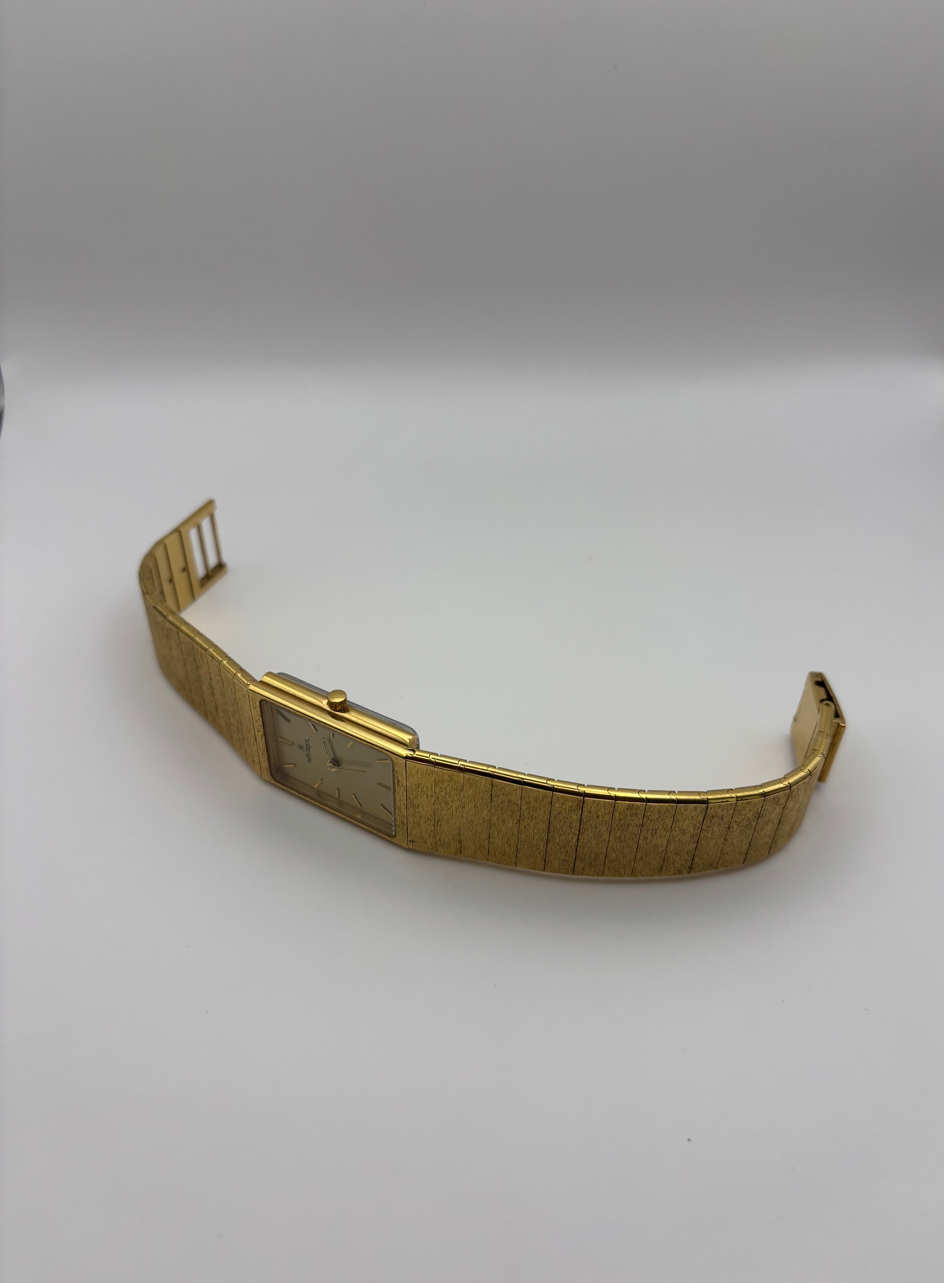 Montre Montreux – Plaqué or – Style Art Déco / Gangster